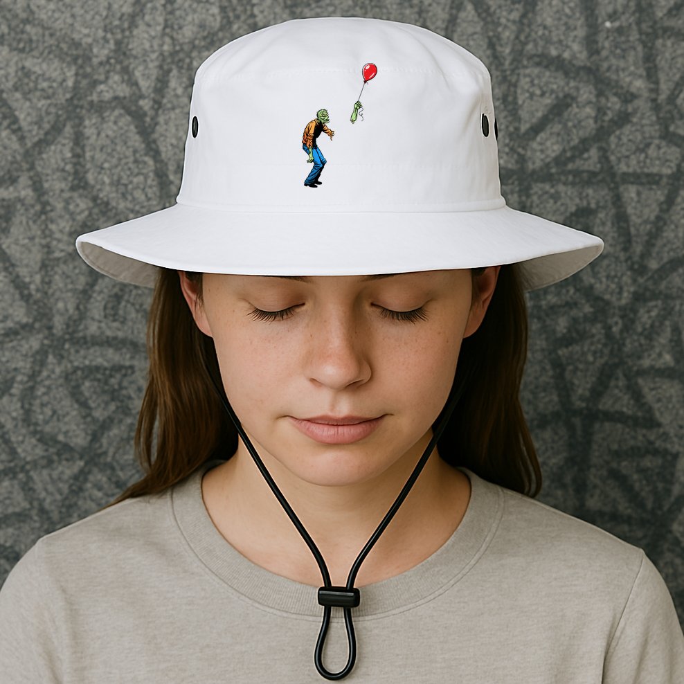 Halloween Zombie Balloon Funny Cut Off Arm Bucket Hat
