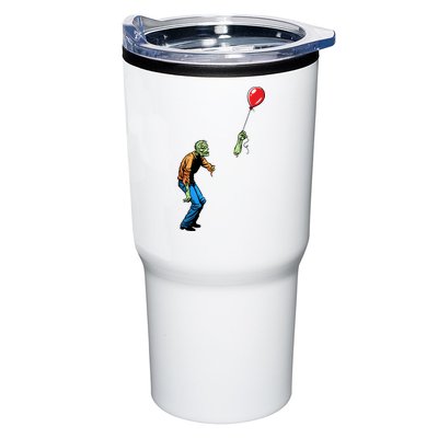 Halloween Zombie Balloon Funny Cut Off Arm Tumbler