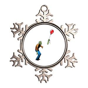 Halloween Zombie Balloon Funny Cut Off Arm Metallic Star Ornament