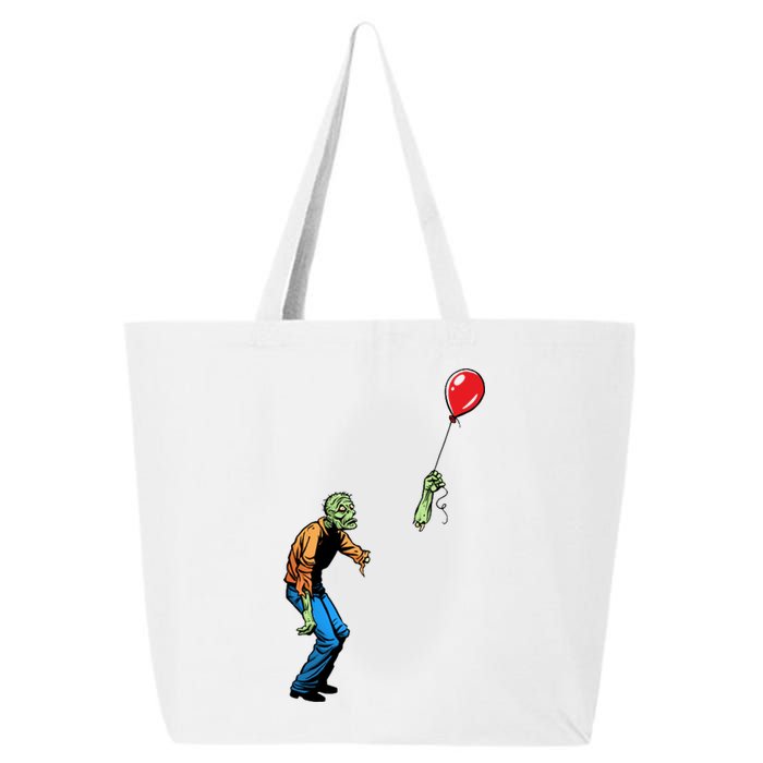 Halloween Zombie Balloon Funny Cut Off Arm 25L Jumbo Tote