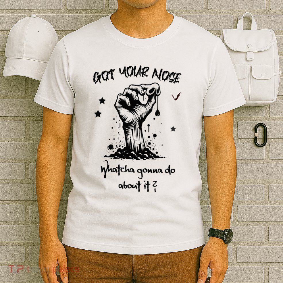 Halloween Zombie Got Your Nose Silly Gag Gift T-Shirt