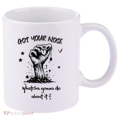 Halloween Zombie Got Your Nose Silly Gag Gift 11oz C Handle Ceramic Mug