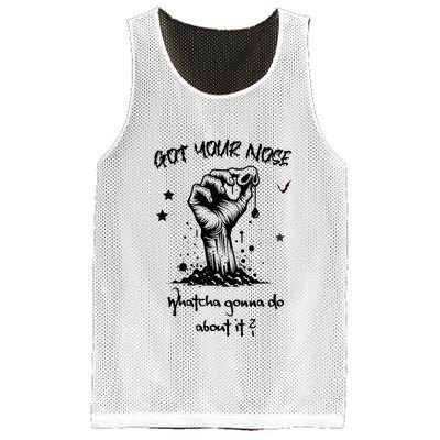 Halloween Zombie Got Your Nose Silly Gag Gift Mesh Reversible Basketball Jersey Tank