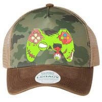 Halloween Zombie Gaming Controller Halloween Video Game Funny Gift Legacy Tie Dye Trucker Hat