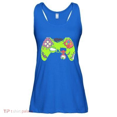 Halloween Zombie Gaming Controller Halloween Video Game Funny Gift Ladies Essential Flowy Tank