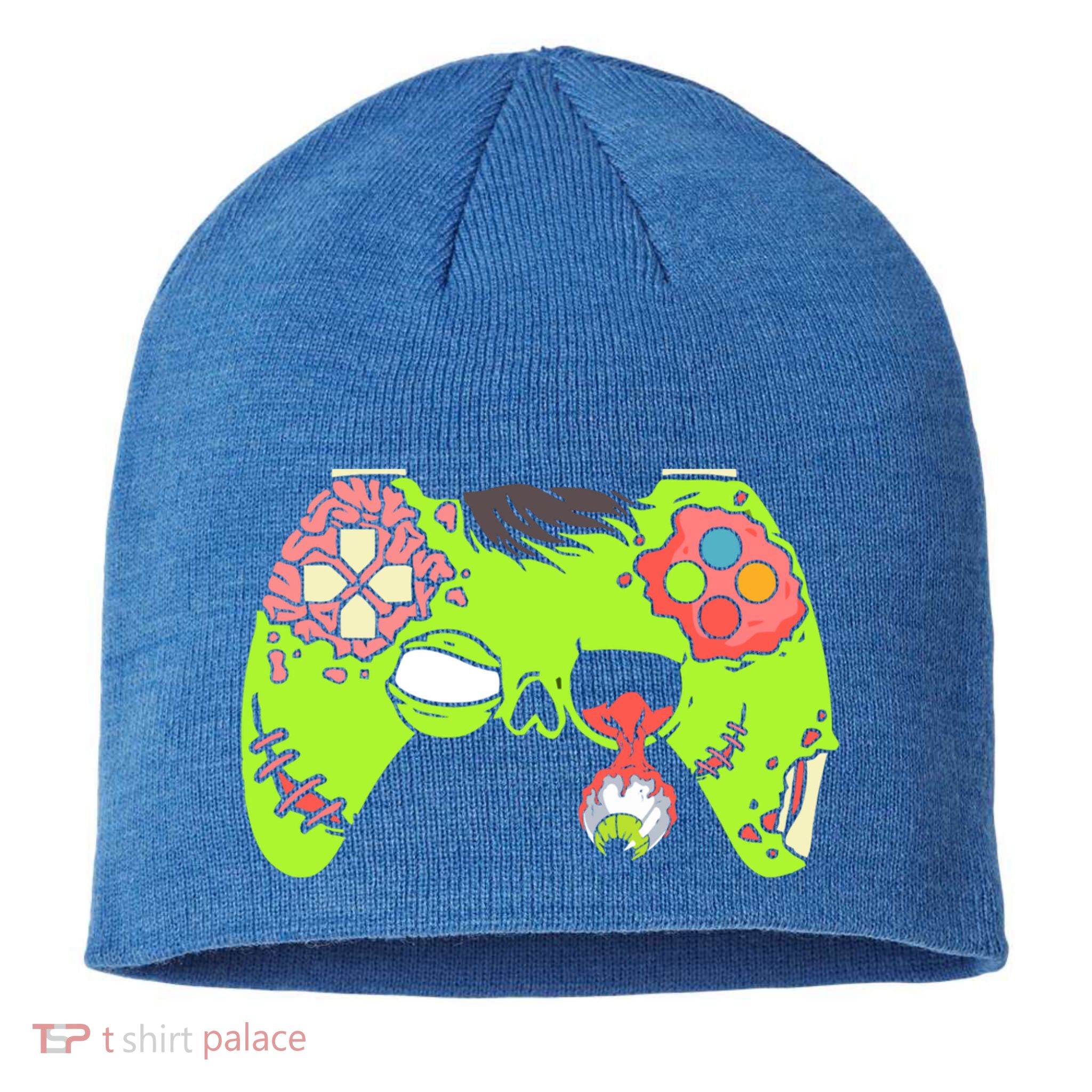 Halloween Zombie Gaming Controller Halloween Video Game Funny Gift Sustainable Beanie