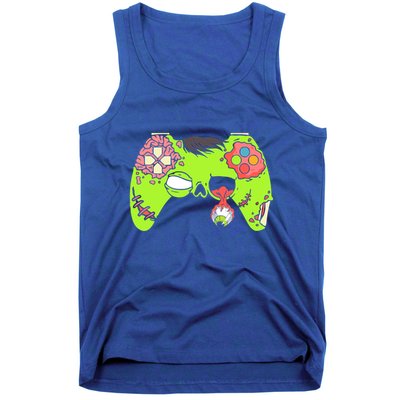 Halloween Zombie Gaming Controller Halloween Video Game Funny Gift Tank Top