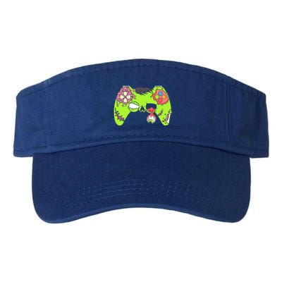 Halloween Zombie Gaming Controller Halloween Video Game Funny Gift Valucap Bio-Washed Visor