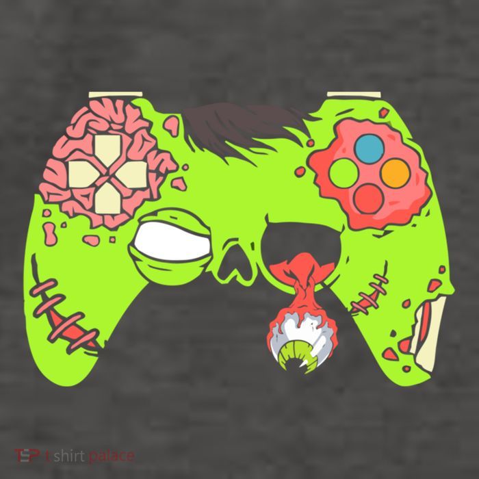Halloween Zombie Gaming Controller Halloween Video Game Funny Gift Vector Backpack