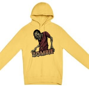 Horror Zombie Halloween Premium Pullover Hoodie