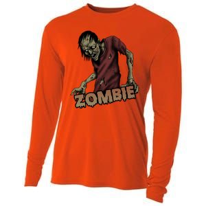 Horror Zombie Halloween Cooling Performance Long Sleeve Crew