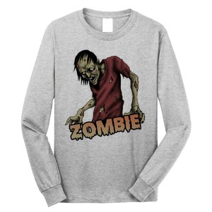 Horror Zombie Halloween Long Sleeve Shirt