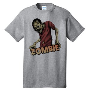 Horror Zombie Halloween Tall T-Shirt