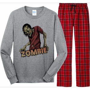 Horror Zombie Halloween Long Sleeve Pajama Set