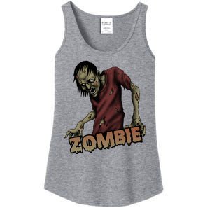 Horror Zombie Halloween Ladies Essential Tank