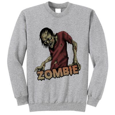 Horror Zombie Halloween Tall Sweatshirt