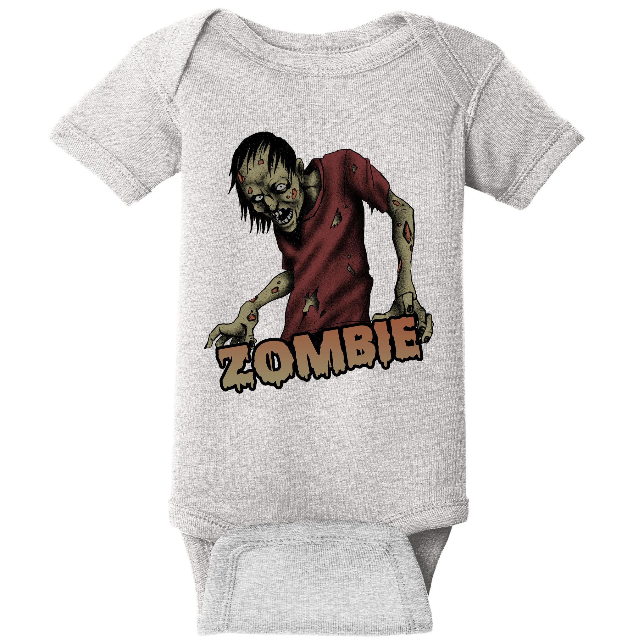 Horror Zombie Halloween Baby Bodysuit