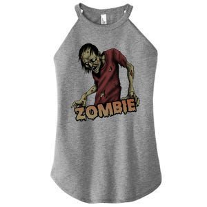 Horror Zombie Halloween Women's Perfect Tri Rocker Tank