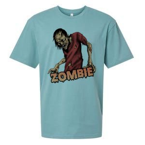 Horror Zombie Halloween Sueded Cloud Jersey T-Shirt