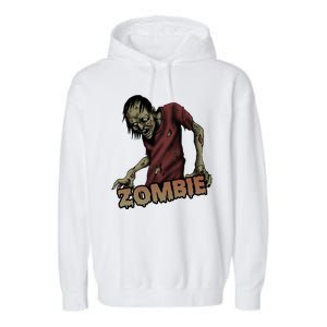 Horror Zombie Halloween Garment-Dyed Fleece Hoodie