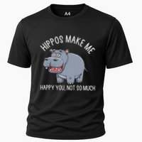 Hippopotamus Zookeeper Hippotology Hippo Lover Cooling Performance Crew T-Shirt