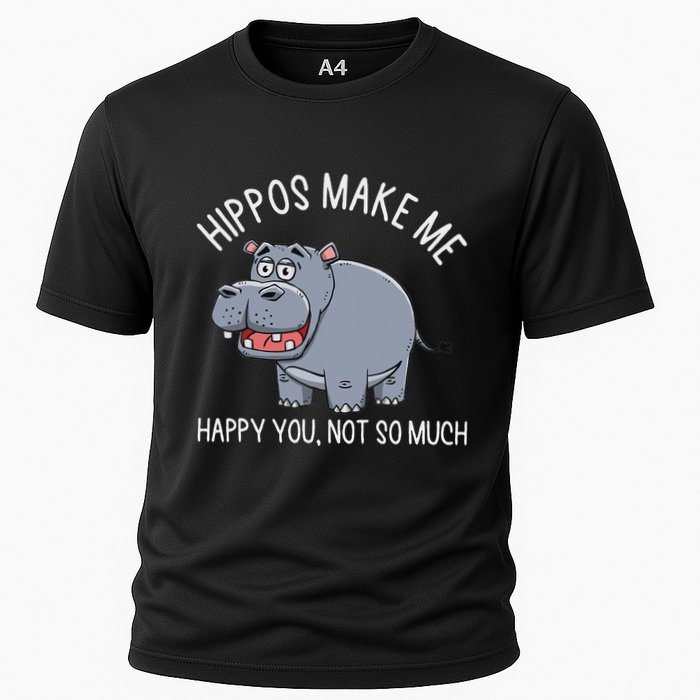 Hippopotamus Zookeeper Hippotology Hippo Lover Cooling Performance Crew T-Shirt