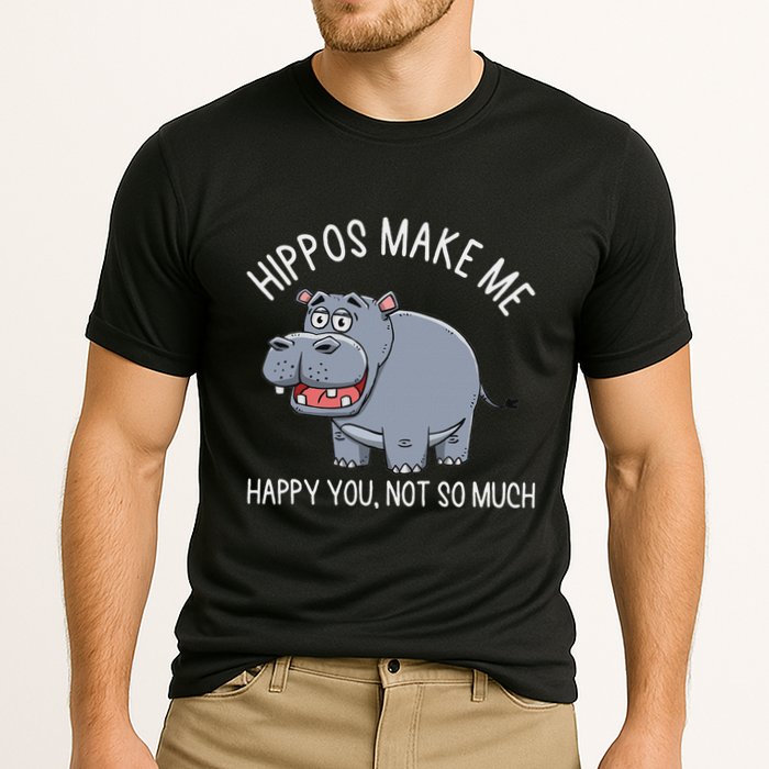 Hippopotamus Zookeeper Hippotology Hippo Lover Cooling Performance Crew T-Shirt