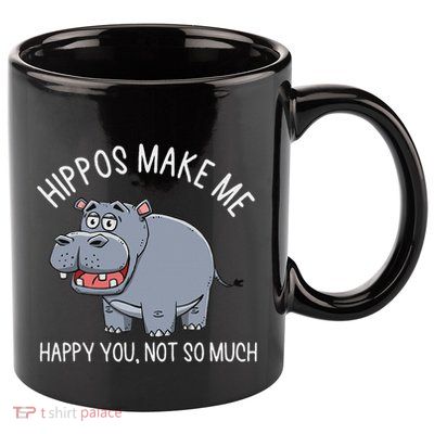 Hippopotamus Zookeeper Hippotology Hippo Lover 11oz C Handle Ceramic Mug
