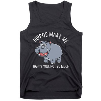 Hippopotamus Zookeeper Hippotology Hippo Lover Tank Top