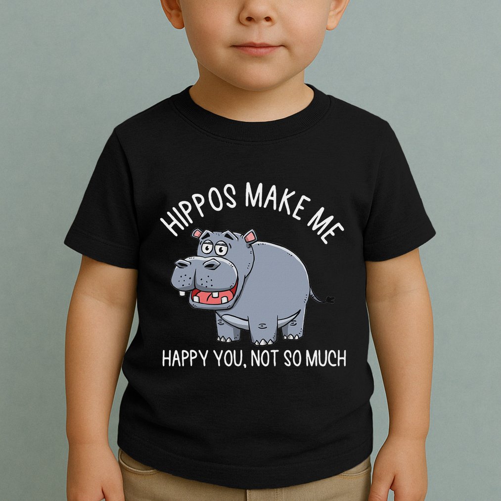 Hippopotamus Zookeeper Hippotology Hippo Lover Toddler T-Shirt