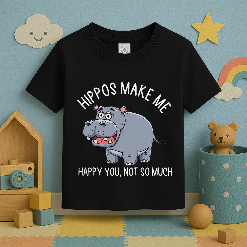 Hippopotamus Zookeeper Hippotology Hippo Lover Toddler T-Shirt
