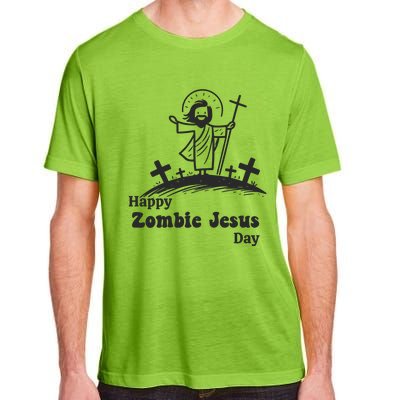 Happy Zombie Jesus Day Adult ChromaSoft Performance T-Shirt