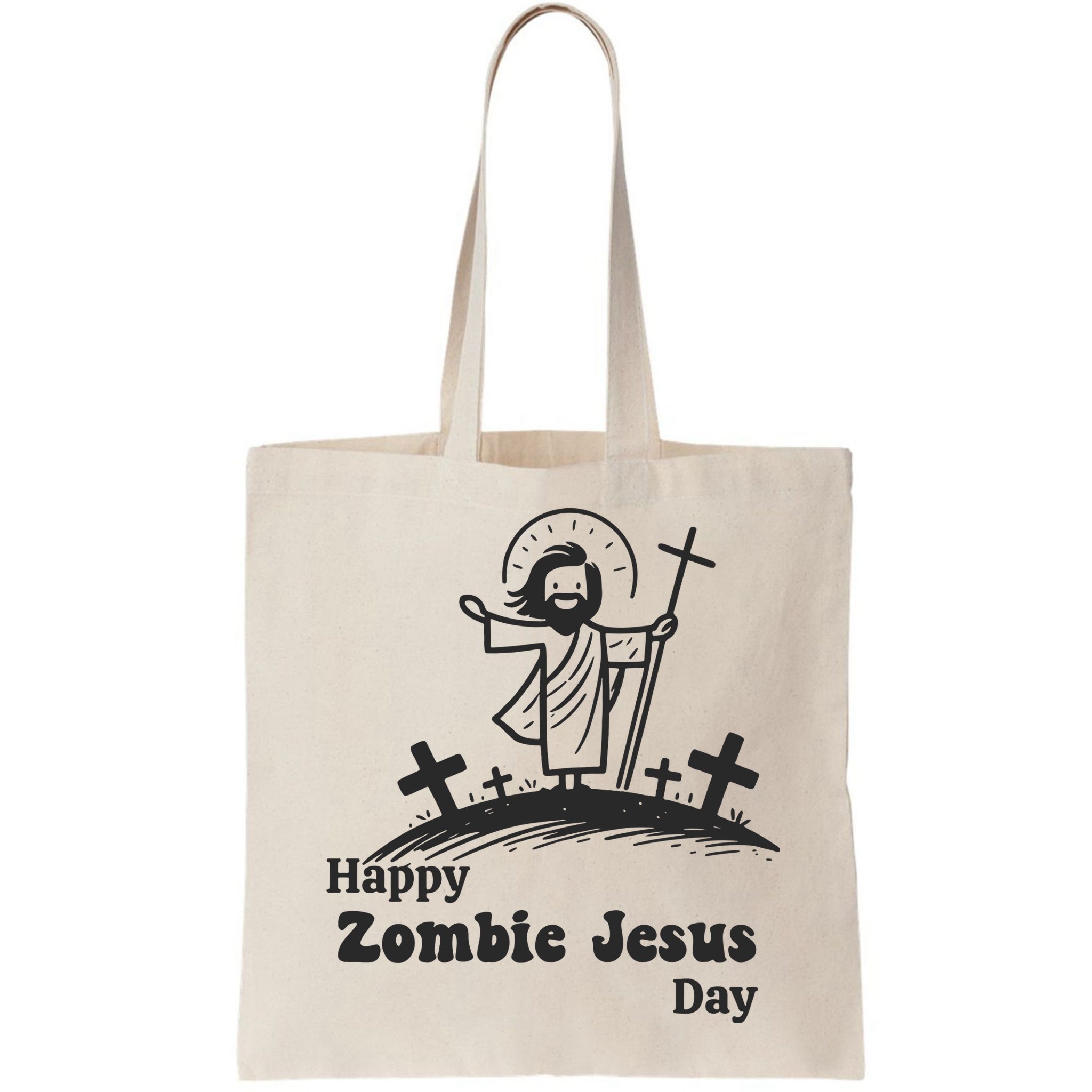 Happy Zombie Jesus Day Bag