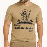 Happy Zombie Jesus Day Cooling Performance Crew T-Shirt