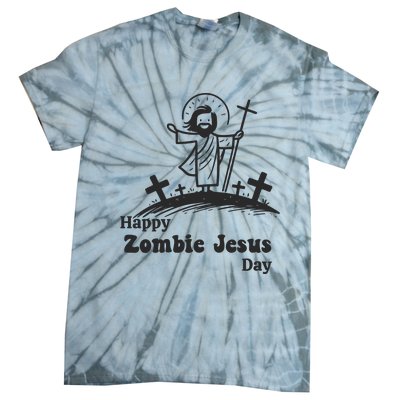 Happy Zombie Jesus Day Tie-Dye T-Shirt