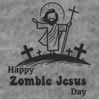 Happy Zombie Jesus Day Tall Hoodie
