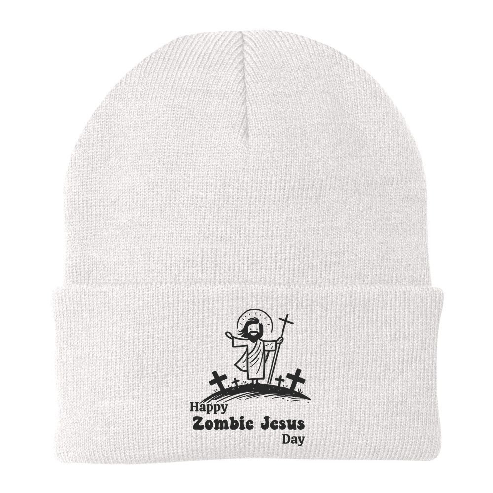 Happy Zombie Jesus Day Beanie