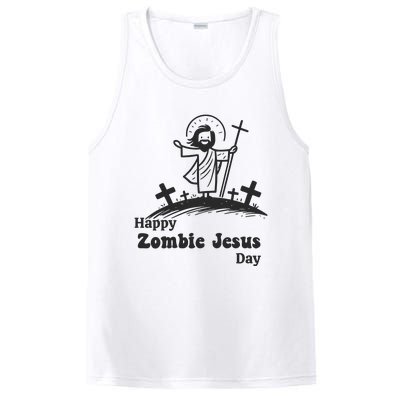 Happy Zombie Jesus Day PosiCharge Competitor Tank