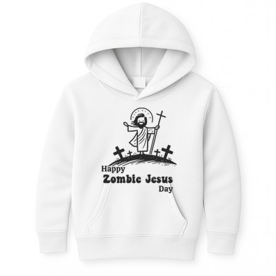 Happy Zombie Jesus Day Kids Hoodie