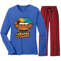 Hippie Zodiac Pisces Queen Gift Women's Long Sleeve Flannel Pajama Set 