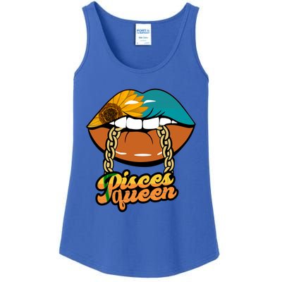 Hippie Zodiac Pisces Queen Gift Ladies Essential Tank