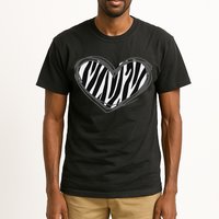Heart Zebra Print For Zebra Lover Tall T-Shirt
