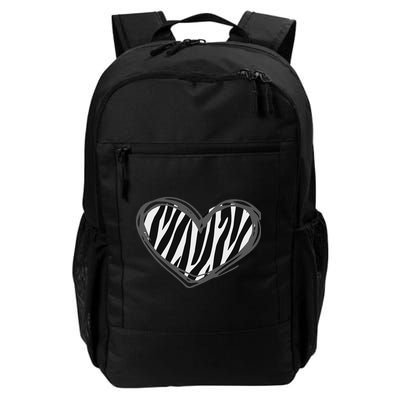 Heart Zebra Print For Zebra Lover Backpack