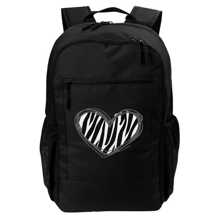 Heart Zebra Print For Zebra Lover Backpack