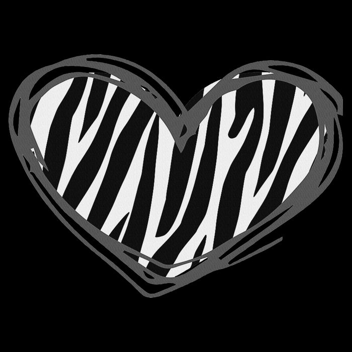 Heart Zebra Print For Zebra Lover Drawstring Bag
