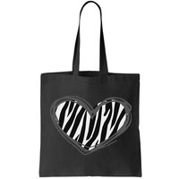 Heart Zebra Print For Zebra Lover Bag