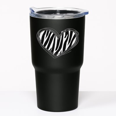 Heart Zebra Print For Zebra Lover Tumbler