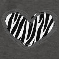 Heart Zebra Print For Zebra Lover Vector Backpack
