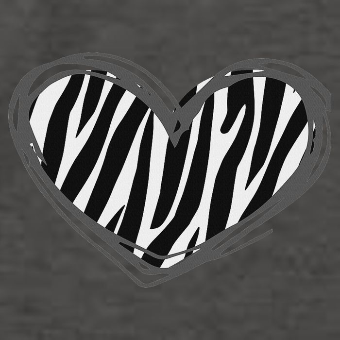 Heart Zebra Print For Zebra Lover Vector Backpack