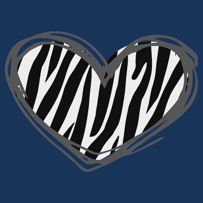 Heart Zebra Print For Zebra Lover Infant Baby Jersey Bodysuit
